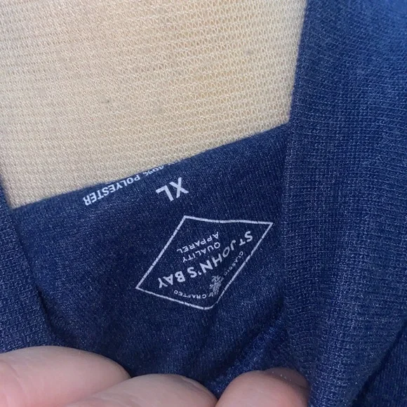 St. Johns Bay Colbat Blue Turtleneck L/S szXL - Picture 4 of 4